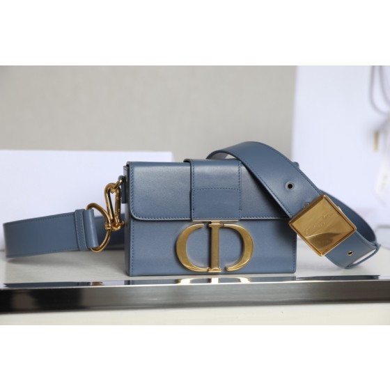 Montaigne Denim Blue 𝙢𝙞𝙣𝙞 Box Bag