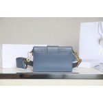 Montaigne Denim Blue 𝙢𝙞𝙣𝙞 Box Bag