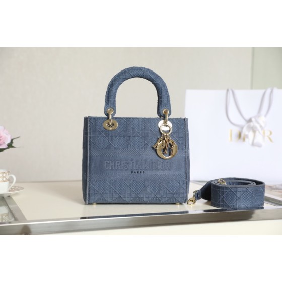 Dior Lady D-LITE five-panel Daffy Vine check embroidery DR-031