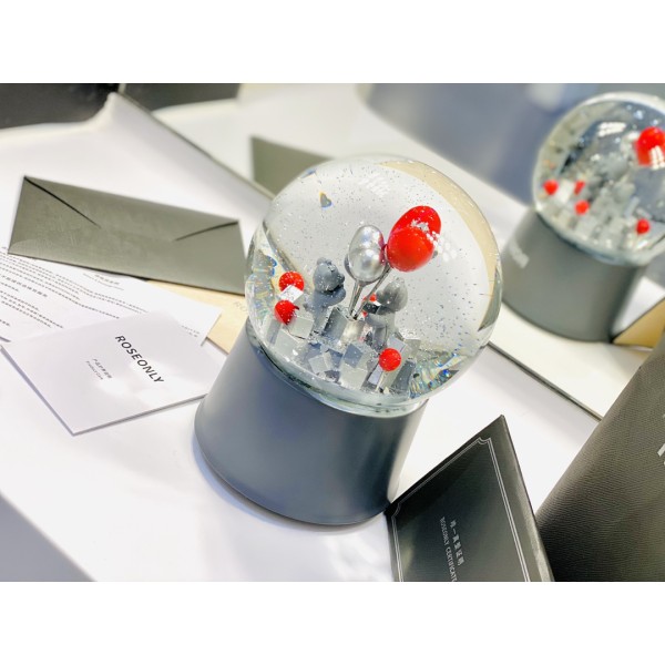 Christmas Roseonly Little Bear Spin Music Ball