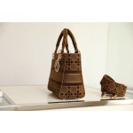 Dior〰️LadyFive compartmentsDaffy velvet coffee color DR-031