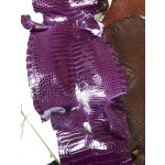 Hermès makes exclusive leather glossy American alligator:gallon purple