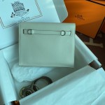 Kelly Danes evercolor leather milk white