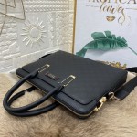 Gucci-combined lock original single hand + diagonal briefcase