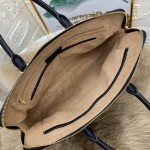 Gucci-combined lock original single hand + diagonal briefcase