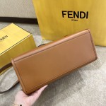 FENDI caramel small new size shine tote tote bag "sunshine bag"
