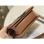 𝗖𝗵𝗮𝗻𝗲𝗹 𝗟𝗲𝗯𝗼𝘆 进口蟒蛇皮 内配小羊皮 最新款重金属手柄包