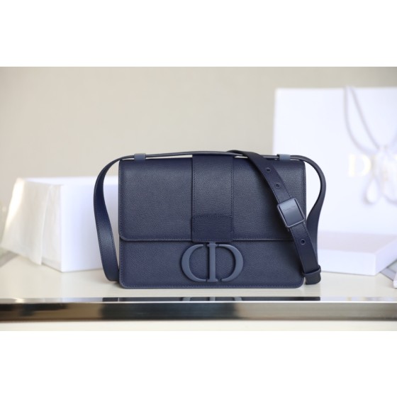 Montaigne palm print cow leather flap bag