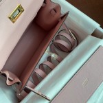 Kelly DanSe 22cm 3Q powder gold buckle evercolor leather