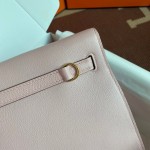 Kelly DanSe 22cm 3Q powder gold buckle evercolor leather