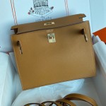 Kelly DanSe 22cm sesame color gold buckle evercolor leather