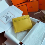 Kelly DanSe 22cm 图片 柠檬黄 金银扣现货 evercolor皮