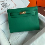 Kelly DanSe 22cm picture velvet green gold and silver buckle in stock evercolor leather
