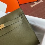 Kelly DanSe 22cm picture jungle green gold and silver buckle in stock evercolor leather