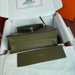 Kelly DanSe 22cm picture jungle green gold and silver buckle in stock evercolor leather