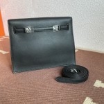 Kelly DanSe 22cm picture black gold and silver buckle in stock Swift leather