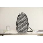 Oblique print crossbody version of the duffel bag