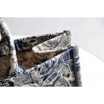 DIOR TOTE Blue Tiger