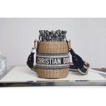 Dior Wicker Basket Bag