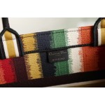 DIOR TOTE seven colorful stripes