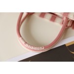 DIOR TOTE striped pink