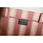 DIOR TOTE striped pink