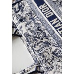 DIOR TOTE Blue Tiger