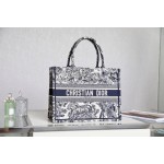 DIOR TOTE Blue Tiger