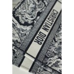 DIOR TOTE blue embroidery