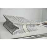 DIOR TOTE Grey embroidery