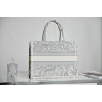 DIOR TOTE Grey embroidery