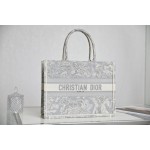 DIOR TOTE Grey embroidery