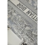 DIOR TOTE Grey embroidery