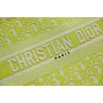 DIOR TOTE Oblique Fluorescent Green