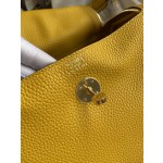 Lindy 26cm Imported TC Leather Amber Yellow Gold Buckle Waxed Wire