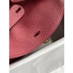 Lindy 26cm Imported TC Leather Jewel Red Gold Buckle Waxed Wire