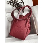 Lindy 26cm Imported TC Leather Jewel Red Gold Buckle Waxed Wire