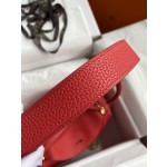 Lindy 26cm Imported TC Leather Big Red Gold Buckle Waxed Wire
