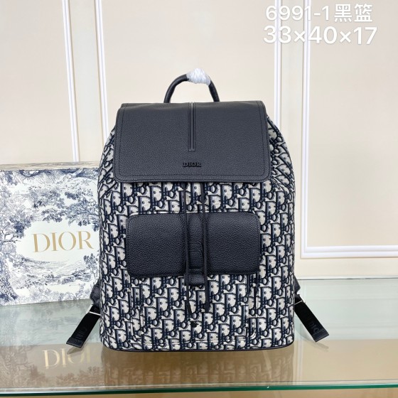 Dior- backpack, model: 6991-1#blue D