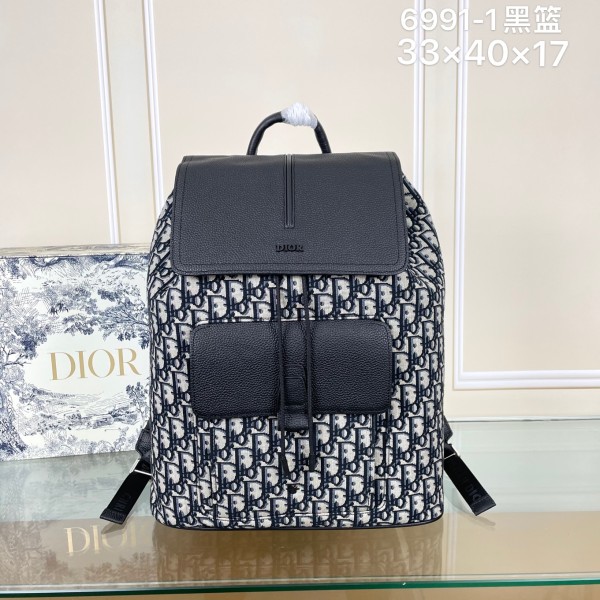 Dior- backpack, model: 6991-1#blue D