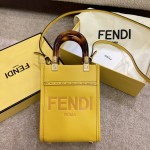 FENDI Logo embossed tortoiseshell portable crossbody cute