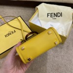 FENDI Logo embossed tortoiseshell portable crossbody cute