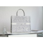 DIOR TOTE Grey embroidery