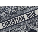 DIOR TOTE blue embroidery