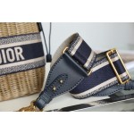 Dior Wicker Basket Bag
