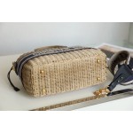 Dior Wicker Basket Bag