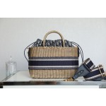 Dior Wicker Basket Bag