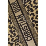 DIOR TOTE Leopard Print Shopping Bag