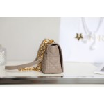 [DlOR CARO] Brown soft cow leather rattan check DR- 581