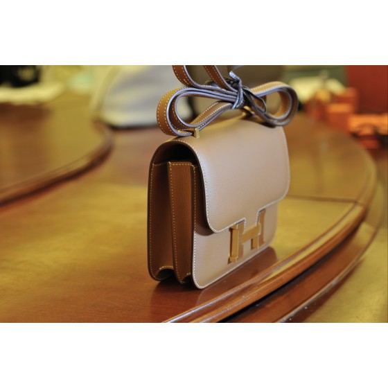 Kangkang Golden Brown 19 Elephant Gray 24 Epsom Leather